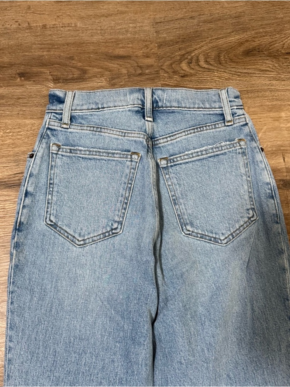 Abercrombie High Rise 70s Vintage Flare Curve Love Bootcut Jean Sz 0/25 - Picture 8 of 8